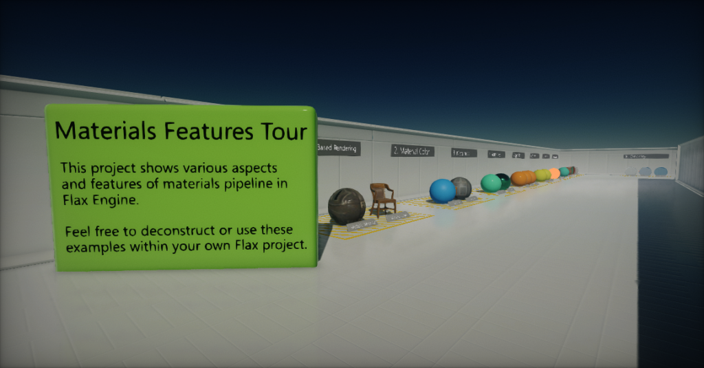 Materials Features Tour