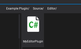 Editor Plugin Step 1